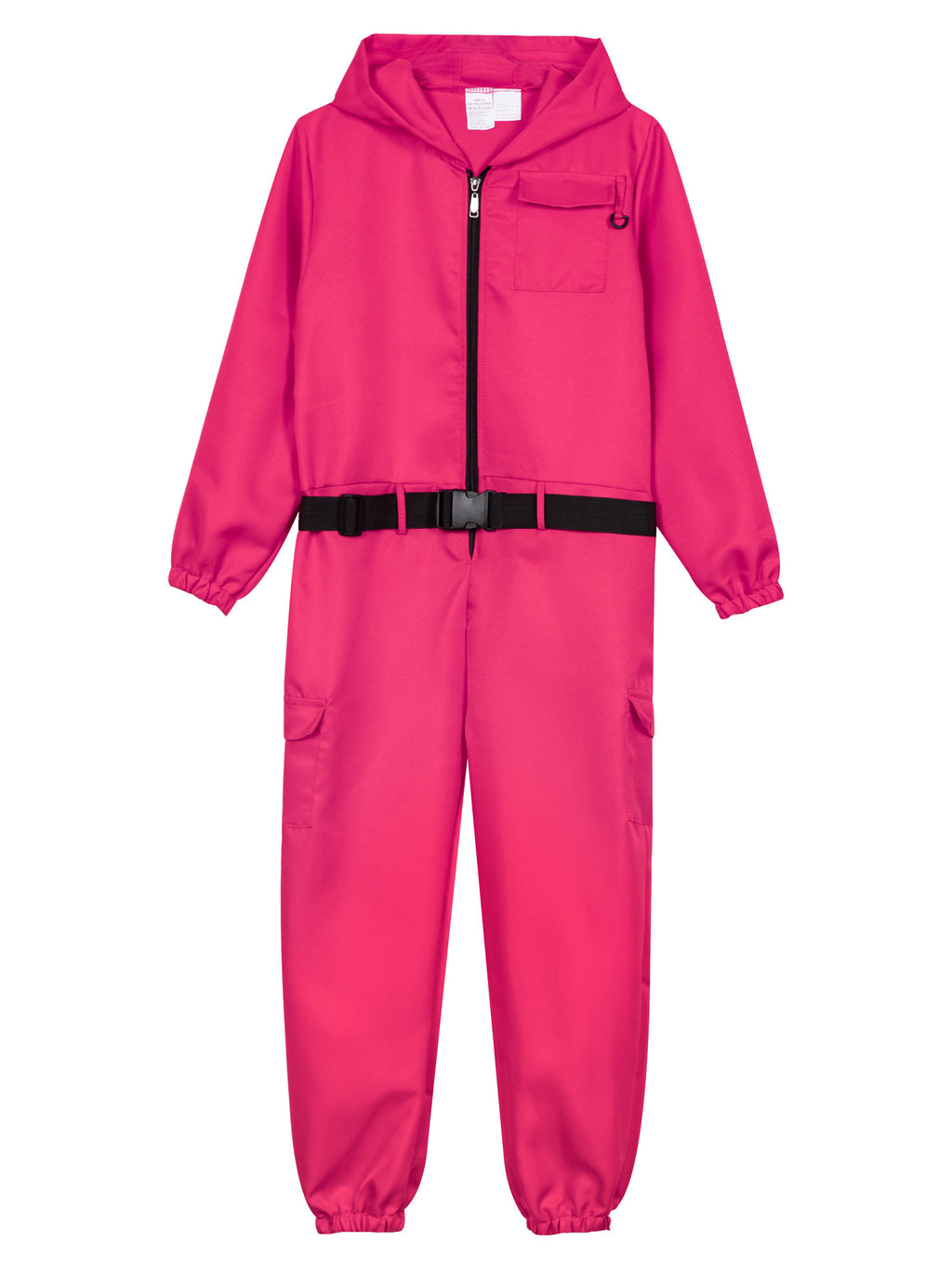 Halloween European and American Red Zipper Jacket Crock Pants suit Casual Jumpsuit Solid Color Work Uniform Performance Clothes