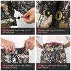 M-3XL Hunting Pants Men's Jungle Camo Pants Outdoor Tactical Long Pants Windproof Warm Travel Sweatpants Deer Hunting Pants