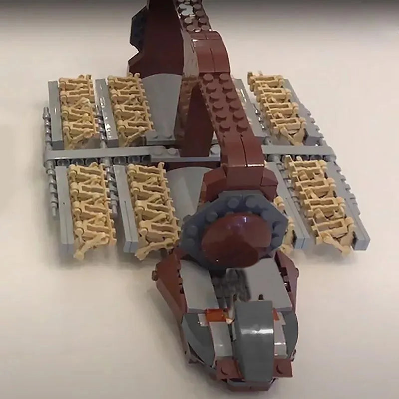 Yigebebe Space Wars Platoon Attack-Craft Space Battle Robots Building Blocks Transport Battleship Toys for Bricks Gifts