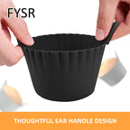 Dishwasher Safe Air Fryer Silicone Egg Cups Silicone Egg Cooker Mold Reusable Egg & Cake Baking Cups Safe Ramekins Muffin Liners