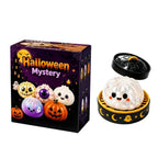 New 5.5cm Halloween Ghost Dumplings Toy Soft Slow Resilience  Squeeze Squishy Toy Kawaii Halloween Fidget Toy for Stress Relief