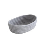면 끈 수납함 Nordic Cotton Rope Woven Storage Baskets Organize Boxs Desktop Sundries Organize Basket Sundries Key Cosmetics Storage