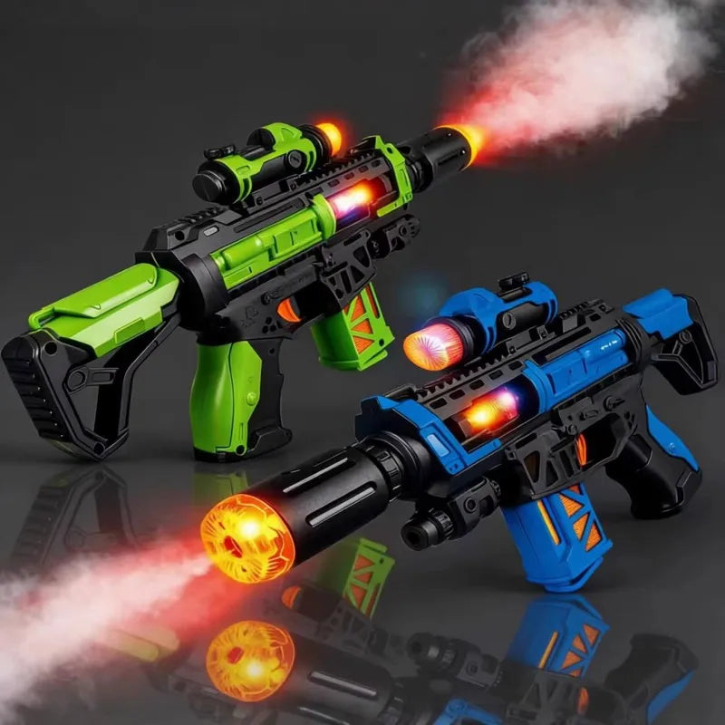 Children's Camouflage Electric Toy Gun with Sound and Light Music for Boys - Cool Spray Toy
