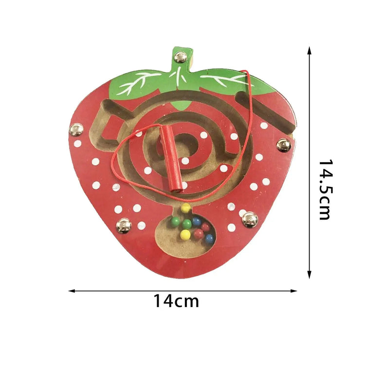 Wooden Busy Board Maze Puzzle Activity Toy for Toddlers Montessori Educational Game Fine Motor Skill Handcraft Learning Gift for