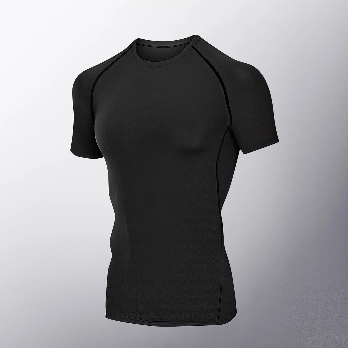 1/2/5 Pack Men's Compression Shirt Short Sleeve Quick Dry Breathable Athletic Base Layer with Stretch Fabric for Gym Running