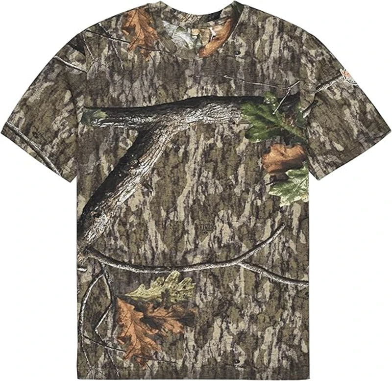Camo Jungle Graphic Summer Men's T-shirt 3D Printed Camouflage Fun O-neck Short Sleeve Tops Unisex Loose Casual Y2k Clothing Tee