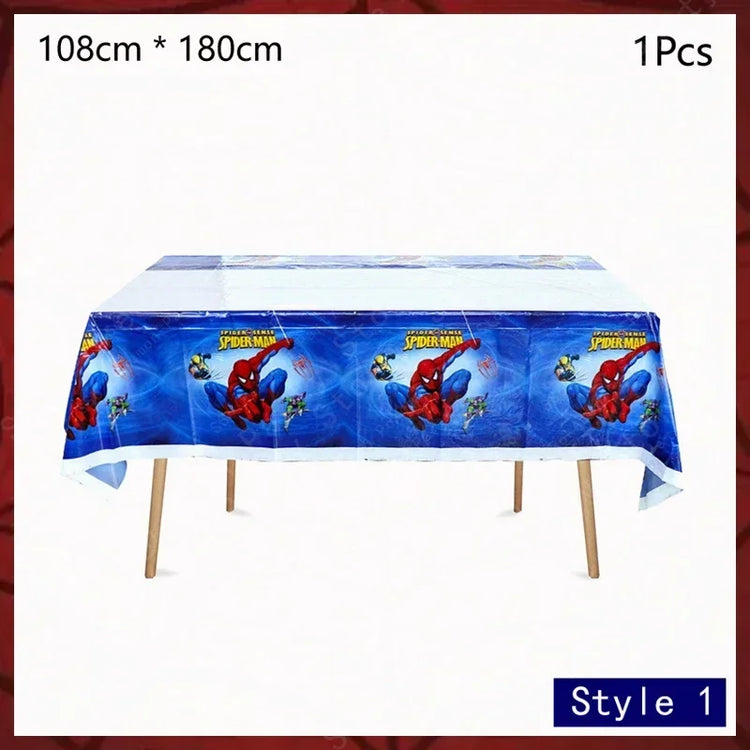 Spiderman Birthday Party Decorations Set Disposable Tableware Napkins Cup Plate Spidey and His Amazing Friends Birthday Supplies
