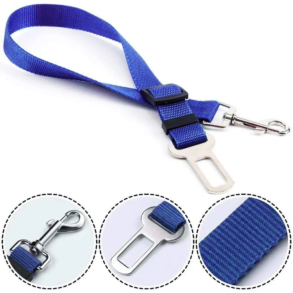 Pet Dog Cat Car Seat Dog Car Seat Belt Safety Protector Travel Pets Accessories Dog Leash Collar Breakaway Solid Car Harness