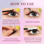 Lash Glue And Seal 10ml Individual Lashes Glue And Seal Super Strong Hold Lash Extension And Lash Glue Remover 5ml Tweezers Kit