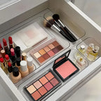 4/7 PCS Acrylic Clear Drawer Organizer Set, Cosmetic Storage Box for Vanity, Desk  Office Supplies, Home Desk & Drawer Organiza