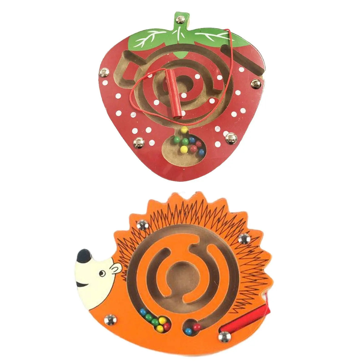 Wooden Busy Board Maze Puzzle Activity Toy for Toddlers Montessori Educational Game Fine Motor Skill Handcraft Learning Gift for