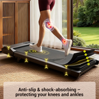 2in1 Walking Pad Mini Treadmill Portable for Home&Office Under Desk LCD Screen Max 300lbs Quiet Treadmills Exercise Machine