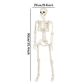 Halloween Movable Skeleton Fake Human Skull Bones Halloween Party Home Bar Decorations Haunted House Horror Props Ornament Toys
