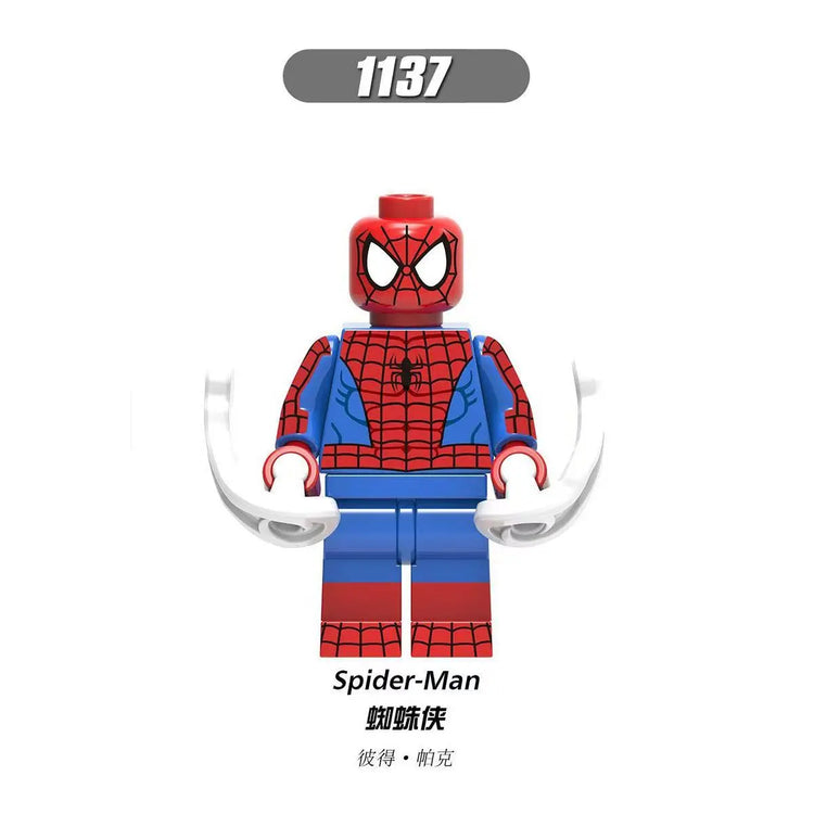 8cm Superhero Building Blocks Avengers Character Venom Model Character Set Building Blocks Toy Boys and Girls Birthday Gifts