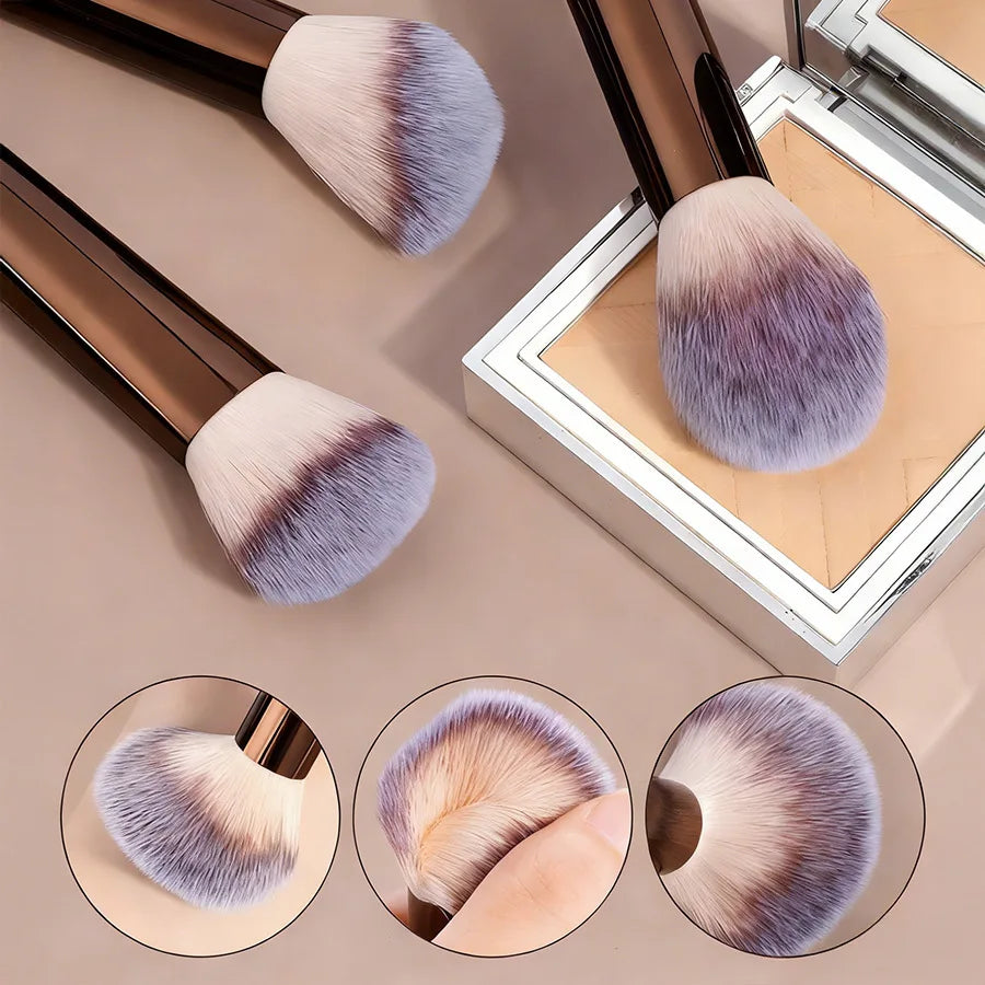 13 pcs Makeup Brush Set, Dense Bristles, Aluminum Alloy Handle, Suitable for All Skin Types