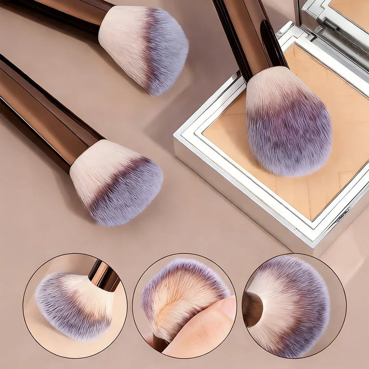 13 pcs Makeup Brush Set, Dense Bristles, Aluminum Alloy Handle, Suitable for All Skin Types