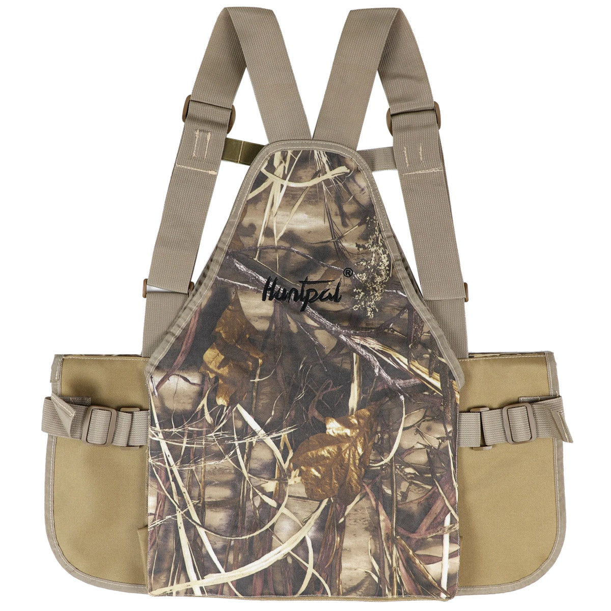 Hunting And Fishing Outdoor Camouflage Vest Suitable For Different Environments With Unique Camouflage Leaf Patterns