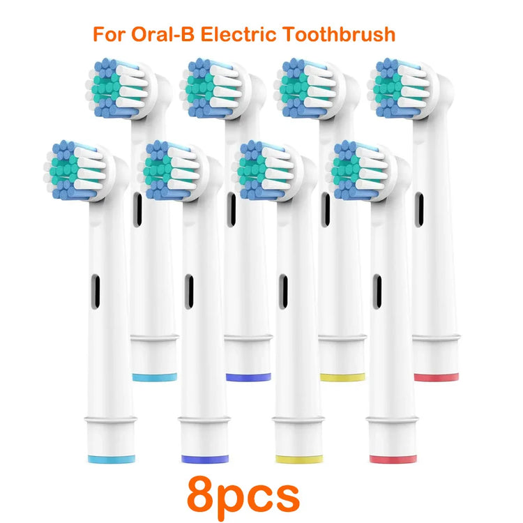 For Oral-B Dupont Bristle Electric Toothbrush Heads Whiten Teeth Daily Clean Soft Care Teeth Function D100 D25 D30 4/8/16pcs