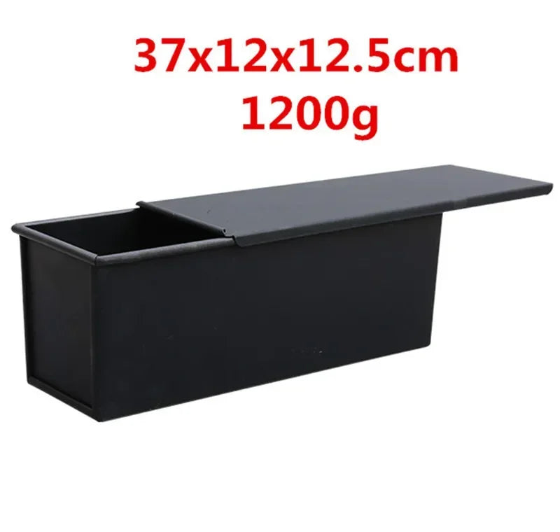Square toast Bread Baking Tray Cake box Mold with Lid Aluminum Alloy Non-stick Pan Mini Baking Tray Baking Box Diy Cake Bakeware