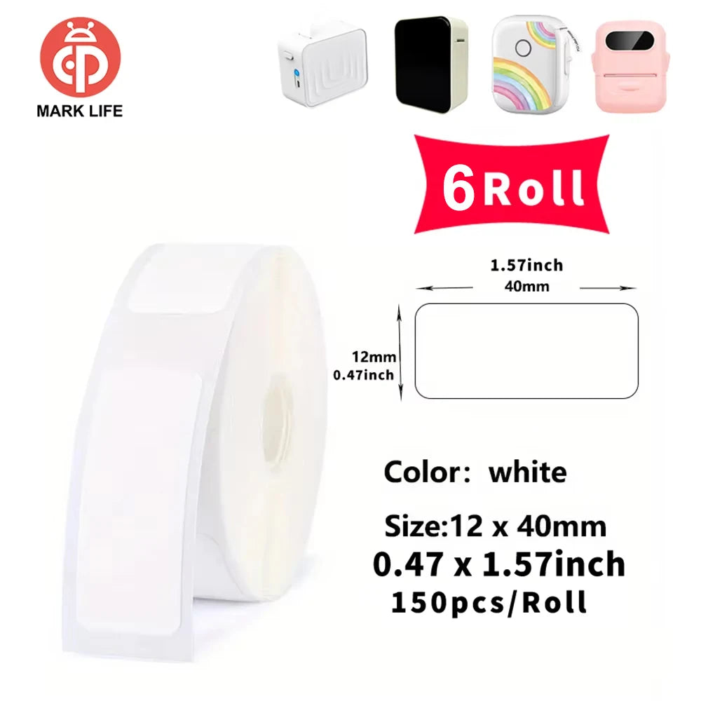 Marklife P15 Wireless Bluetooth Label Printer Portable Thermal Printer Similar as D11 D110 D101 Label Machine Mini Label Maker