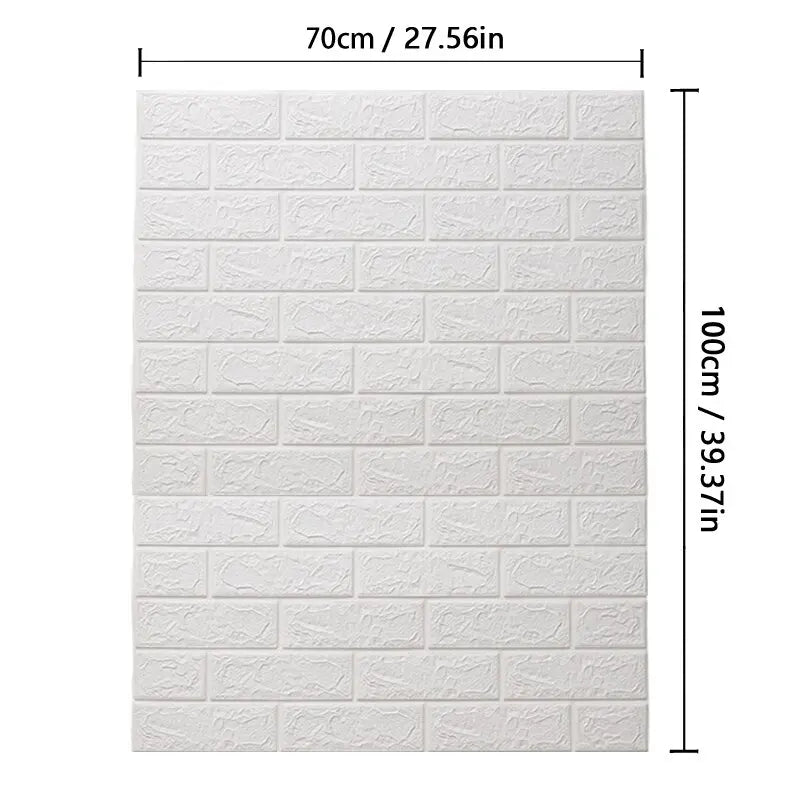Decorative Waterproof and Moisture-Proof Self-Adhesive Wallpaper Retro Style Home Decor Bedroom Living Room Background Wall