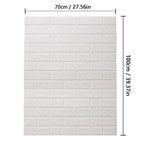 Decorative Waterproof and Moisture-Proof Self-Adhesive Wallpaper Retro Style Home Decor Bedroom Living Room Background Wall