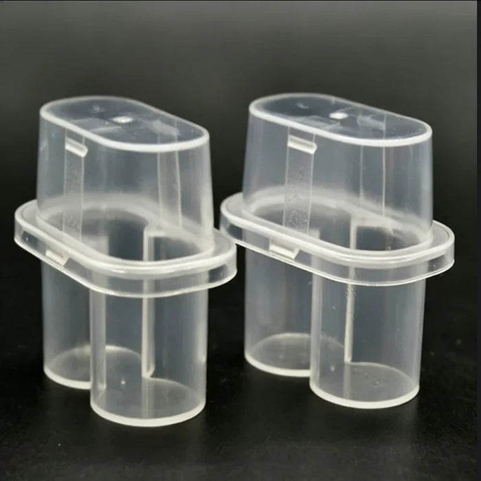 Mini Microtube Storage Box Clear Vial Storage Case Stackable Freezer Tube Box Diabetic Supplies Refill Bottle Pixelated Life