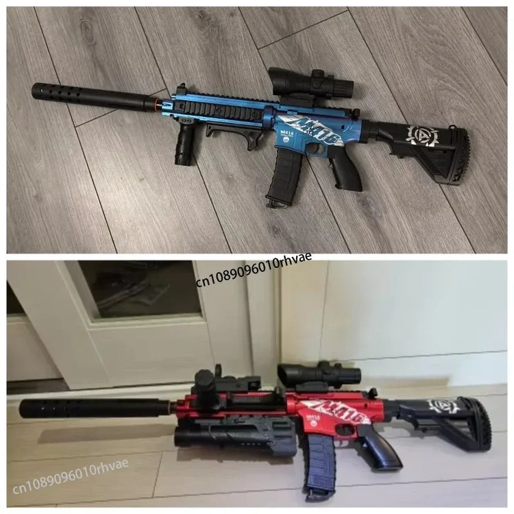 2026 Gift M416 Hand-In-One Shell Barrett Soft-Bullet Gun Ak Assault Rifle 98k Children'S and Boys 'Toys