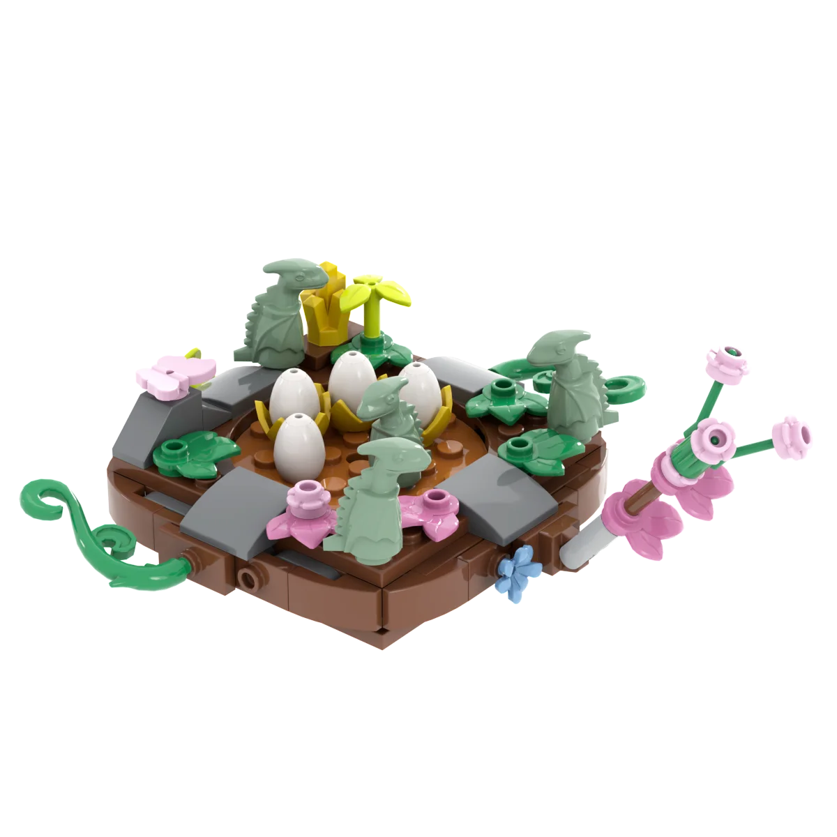Jurassic Dinosaur Nest Baby Building Blocks Toys Collection Souvenir Gift Birthday Jurassic Rex Raptor