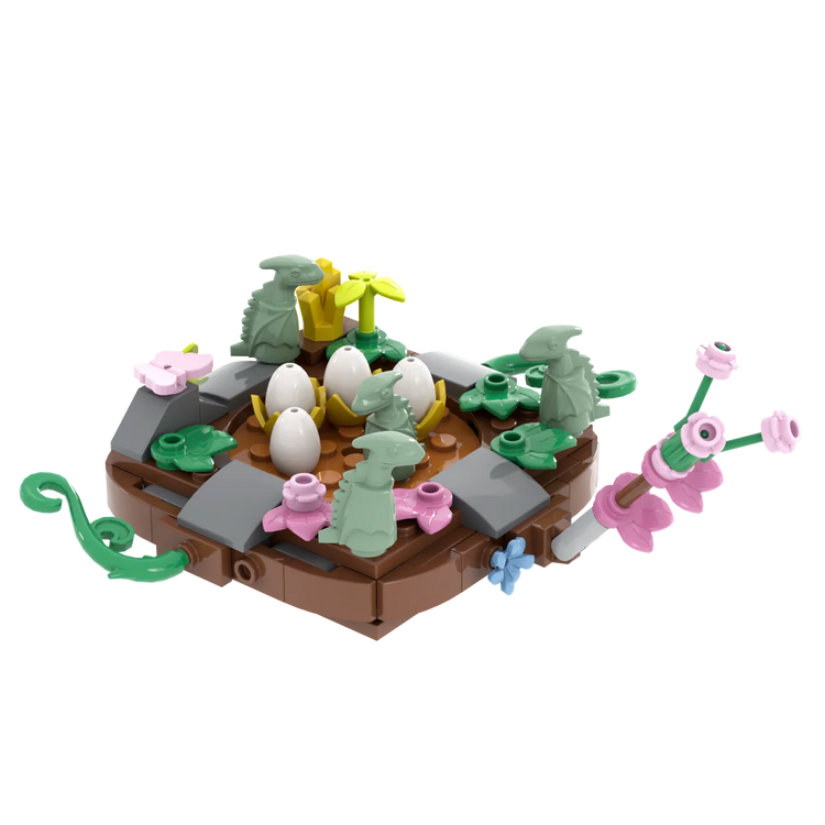 Jurassic Dinosaur Nest Baby Building Blocks Toys Collection Souvenir Gift Birthday Jurassic Rex Raptor