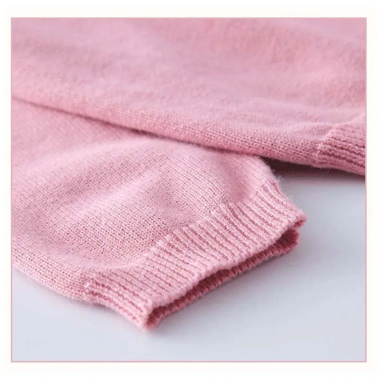 100Cotton Girls Knitting Cardigans Kids Sweater Toddler 1 to 2 3 4 5 6 7 8 9 Years Pink Blue Cute Spring Autumn Children Clothes
