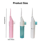 High Pressure Portable Dental Water Flosser Manual Oral Irrigator for Household Teeth Cleaning Portable Toothpick Device