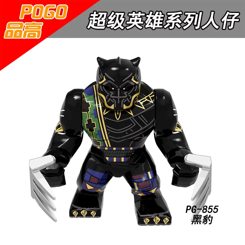 8cm Superhero Building Blocks Avengers Character Venom Model Character Set Building Blocks Toy Boys and Girls Birthday Gifts