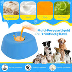 Anti-Choking Slow Feeder Dog Bowl Non-Slip 3/4 Cup - Lick Toy for Liquid Treats Bone Broth Ice Cream Yogurt