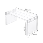 Refrigerator Organizers Storage Rack Fridge Layered Separator Shelves Transparent Desktop Stand Save Space Kitchen Accessories