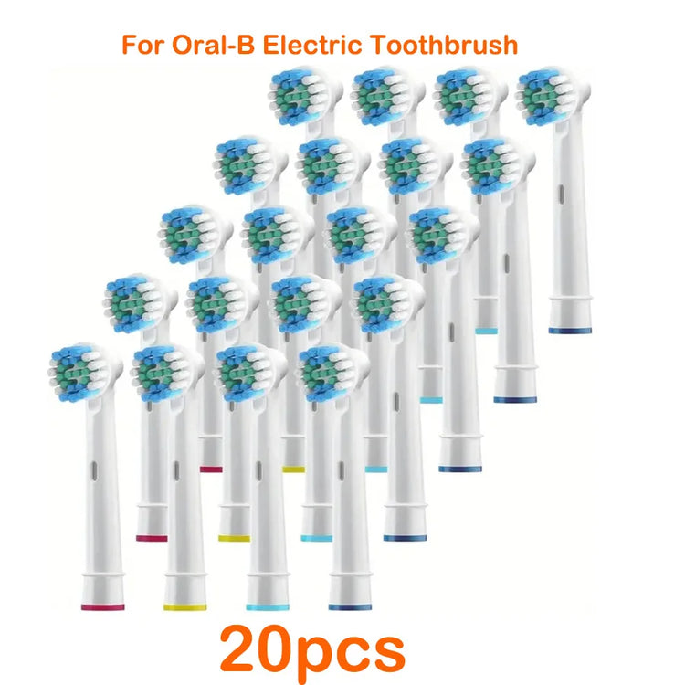 For Oral-B Dupont Bristle Electric Toothbrush Heads Whiten Teeth Daily Clean Soft Care Teeth Function D100 D25 D30 4/8/16pcs