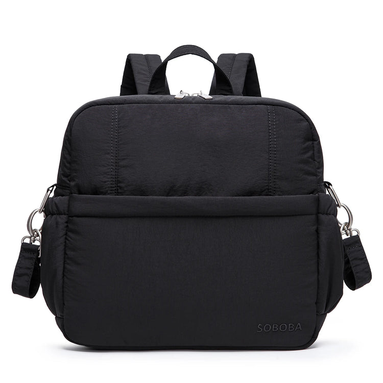 Soboba Large Capacity Diaper Backpack Multi-functional Nappy Changing Bag for Newborns Travel-Friendly Parenting Essentials