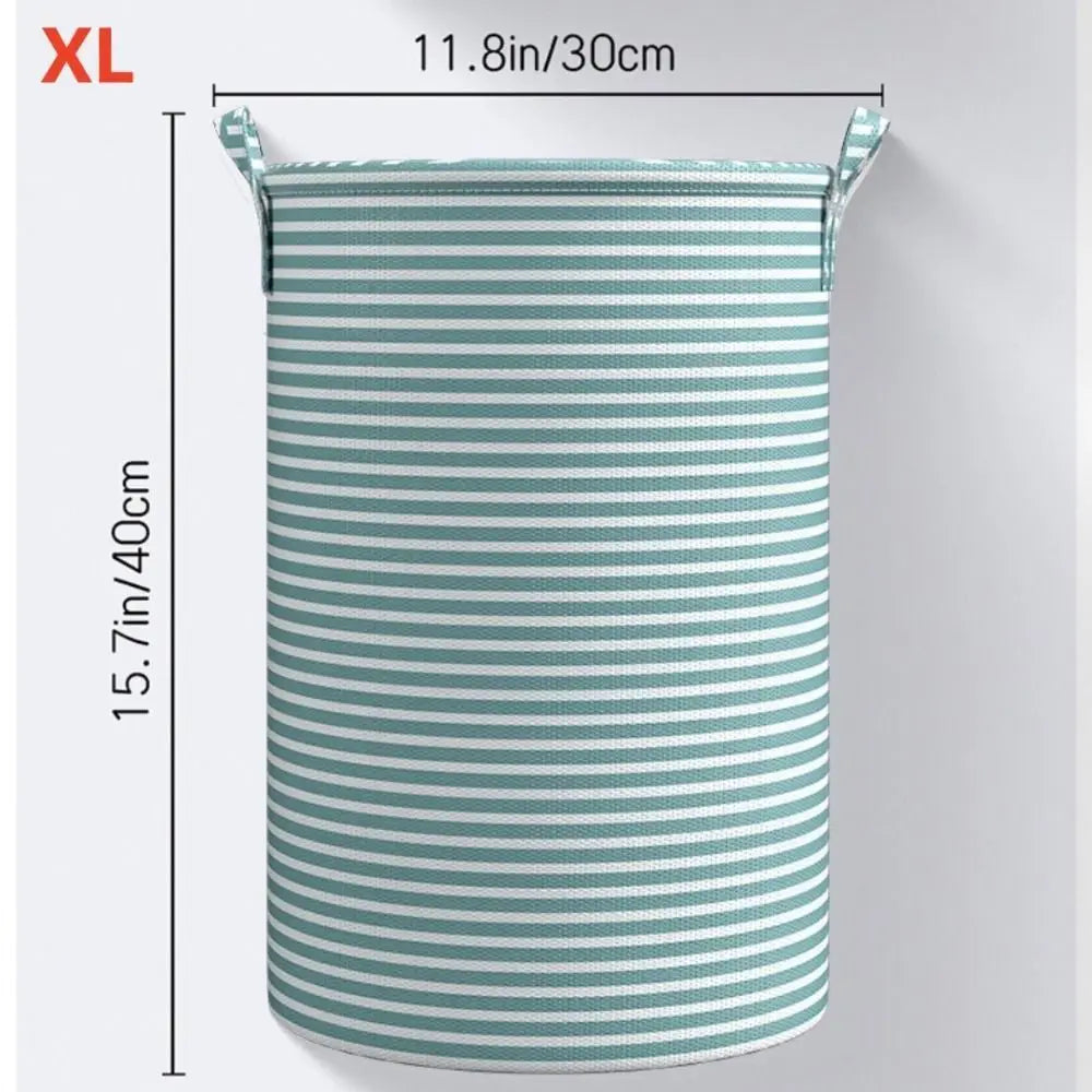 Foldable Laundry Basket Large Capacity Dirty Clothes Storage Bag Cotton and Linen Household Sundries Children Toys Organizers
