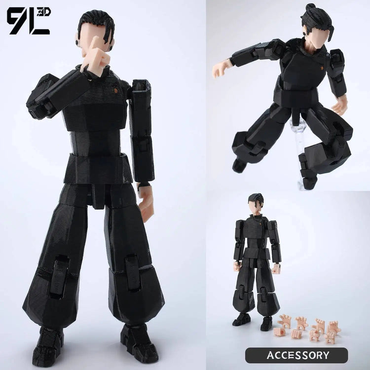 9L3D Printed Anime Jujutsu Kaisen Sukuna Yuji Yuta Satoru Gojo Lucky Dummy 13 Movable Shapeshift Action Figures Mannequin Toys