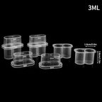 Mini Microtube Storage Box Clear Vial Storage Case Stackable Freezer Tube Box Diabetic Supplies Refill Bottle Pixelated Life