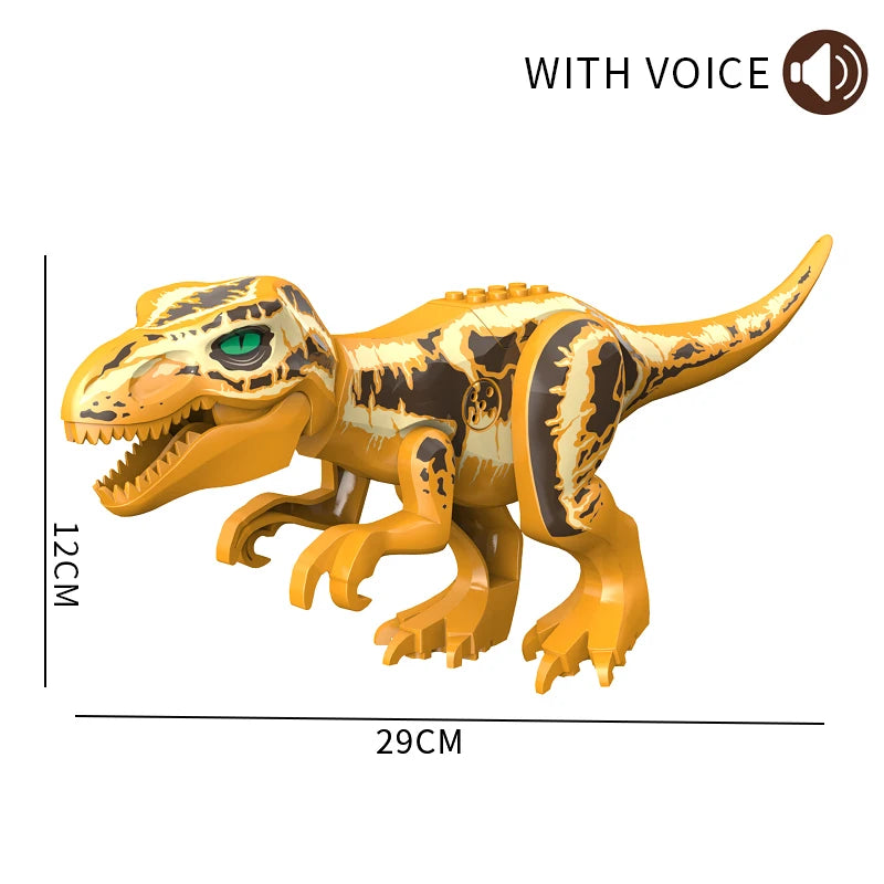 Brutal Raptor Building Jurassic Blocks World 2 MINI Dinosaur Figures Bricks Dino Toys For Children Dinosaurios Christmas