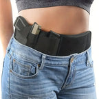 Men Tactical Waist Band Belt for Concealed Carry Outdoor Hunting/Fitness Gun Holster Hidden Phone Pouch Defense Utility Belt