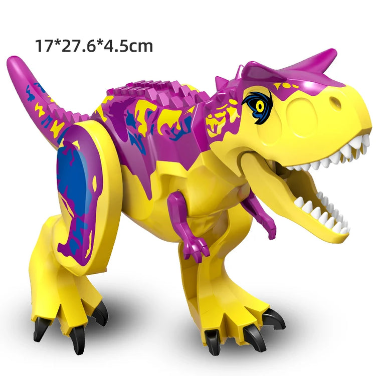Jurassic Dinosaurs Building Blocks Indominus Rex DIY Big Size Tyrannosaurus Action Figure Models Children Toys Animals Gifts