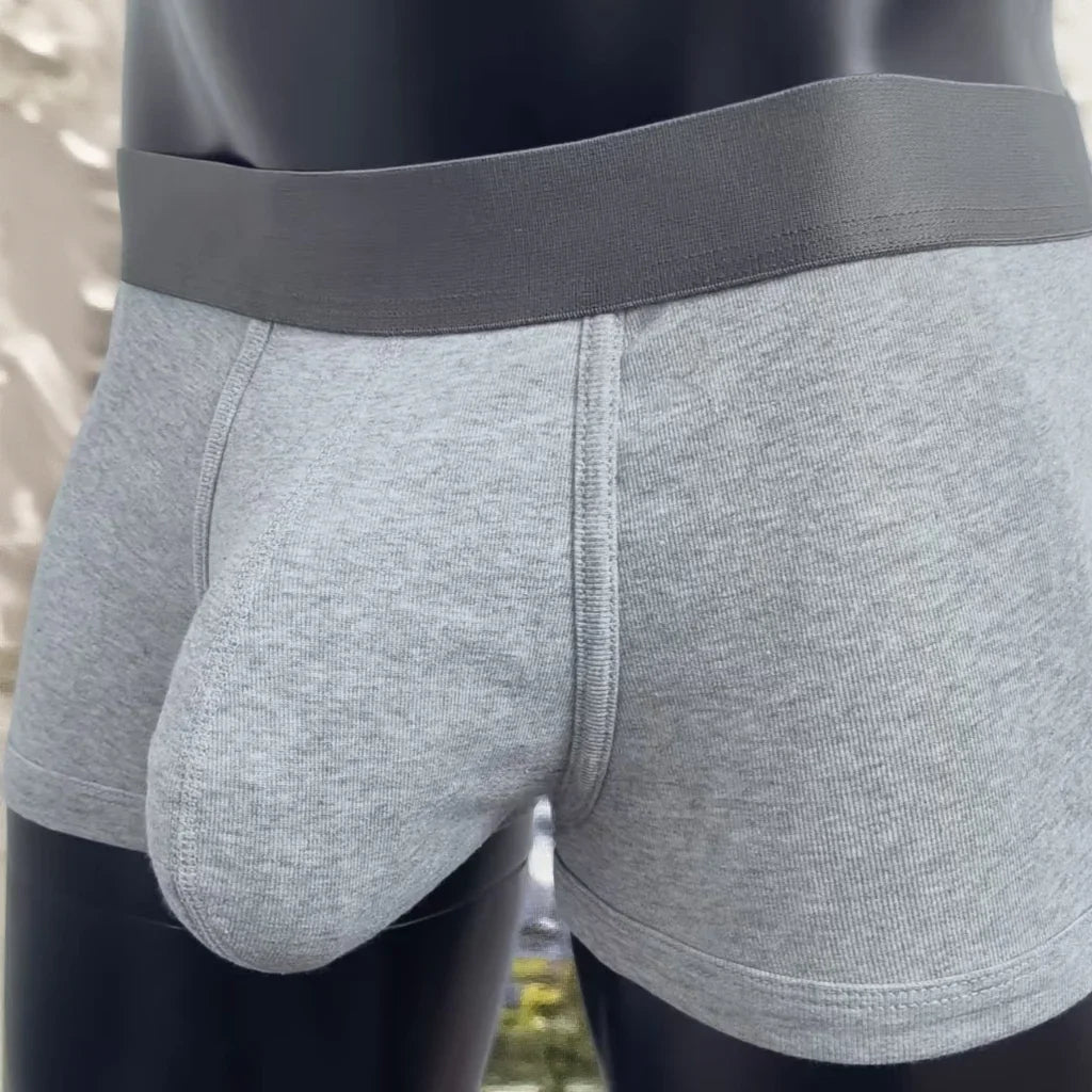 CHUANGERM Hot Selling Winter Mens Comfortable Sexy Bugle Pouch Boxer Briefs Underpants With Large Pockets