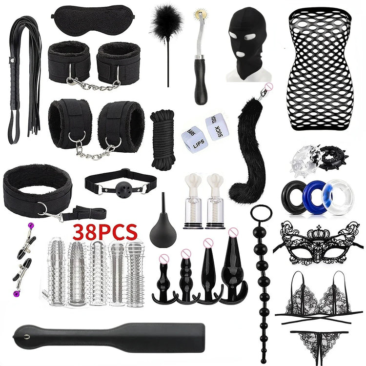 Sex toys for women BDSM sexual couples kit Adult Sexy Toys sexyshop erotic accessories handcuffs for session Anal plug sex game