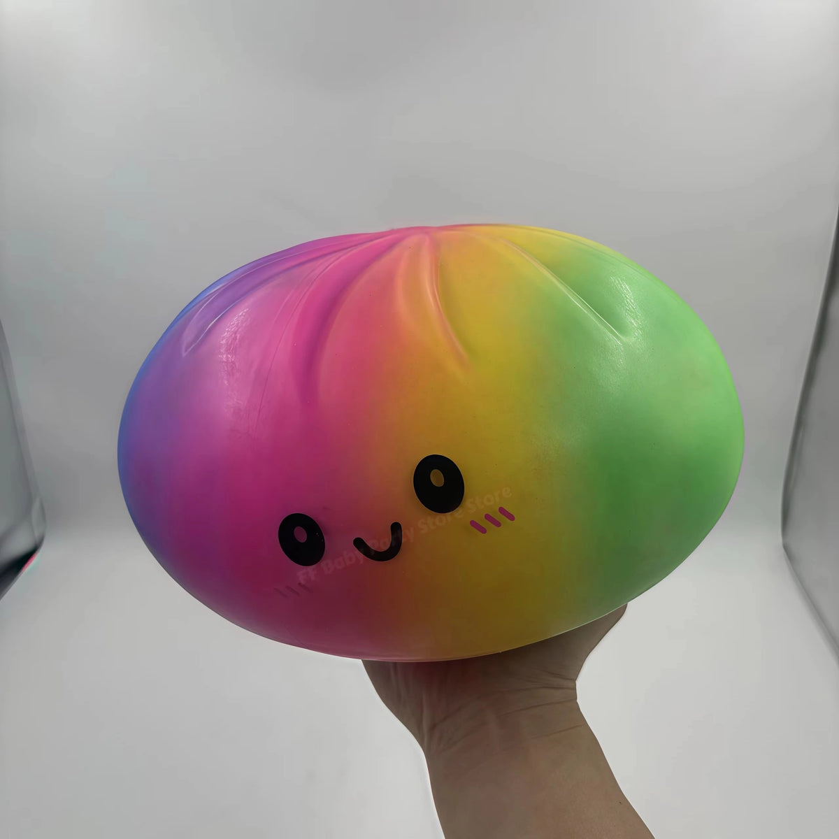 15/25cm Large Rainbow Dumplings Squishy Ball Gaint Stress Relief Gifts Dumplings Antistress Fidget Sensory Desk Home Decoration