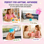 Kawaii Purple Unicorn Dumpling Squishy Giant Bao Bun Squeeze Fidget Anti Stress Anxiety Relief Office Desk Decor Gift Idea