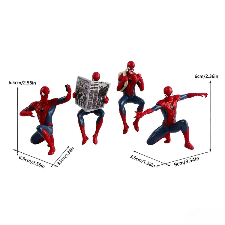 2026 Popular Superhero Spider-Man 7-9 cm Mini Hand-made Desktop Model Decoration Game Peripherals Avengers Collection Toy Gift