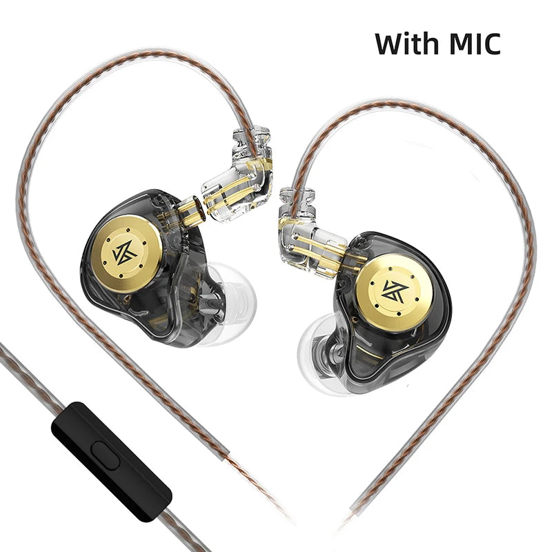 KZ EDX PRO 10mm Dual Magnetic Circuit Dynamic Drive Earphone HIFI Bass Earbud Sport Noise Cancelling Headset KZ ZSTX ZSN PRO ZAS
