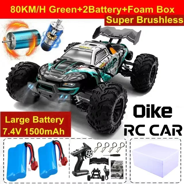 Oike 4WD RC Auto 40KM/H 50KM/H 80KM/H High Speed Drift Racing Climbing Remote Control Car Truck 4X4 All Terrain Off Road Buggy